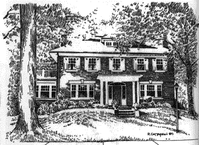 Sketch of Baby Point Home